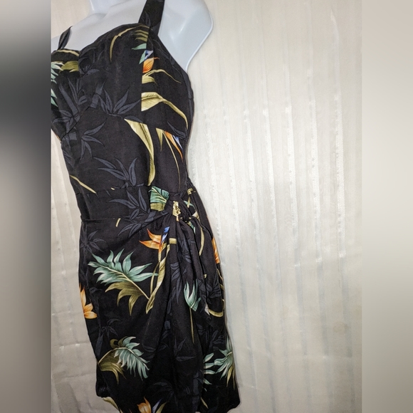 PARADISE FOUND Dress Honolulu Hawaii Vintage 100% Rayon sz Small - Picture 13 of 14